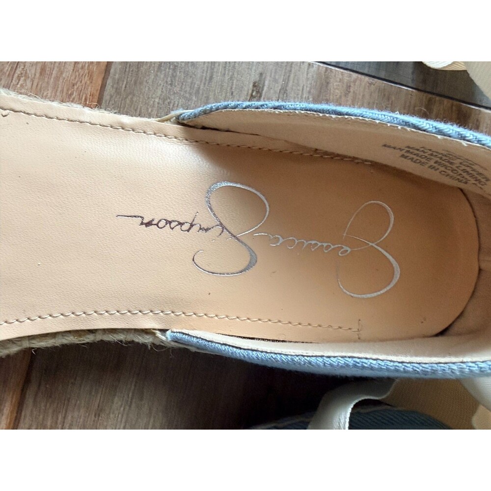 Jessica Simpson Womens Floral Embroidered Espadrilles Flats Shoes Size 9 - Picture 2 of 8
